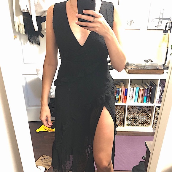 Hyfve Polka Dot Chiffon Dress - Picture 2 of 6